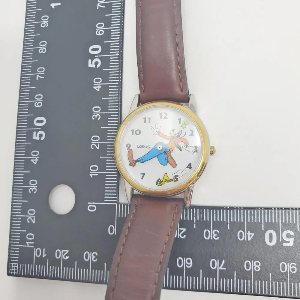 Rare Disney X Lorus Goofy Slipping on a Banana Watch H2F